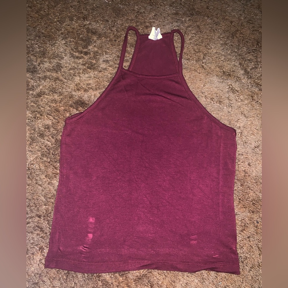 Elegant Maroon Tank Top for Women